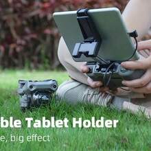 适用于 Neo/4K/4 Pro/2/Mini 3/AIR 3/2S/Mavic 3 无人机遥控器的可调节平板电脑支架，适用于 7-10.5 英寸平板电脑（如 Mini/AIR），遥控器延长支架 - 查看 8