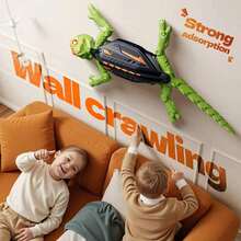 Remote Control Color-Changing Lizard Gecko Toy, Rechargeable RC Color-Changing Lizard Toy With LED Glowing Eyes, Dual-Mode Ground/Wall Driving, Suitable For Boys And Girls Aged 3 And Above - Multicolor - View 7