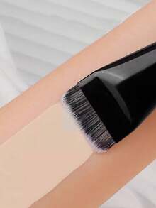 1pc Dual-Ended Foundation & Contour Brush, Multi-Function Dual-Ended Makeup Brush, Contour Brush, Professional Makeup Brush, Suitable For Girls, Ideal Birthday, Valentine's Day Gift, Best Color, Women's Gift - Multicolor - View 8