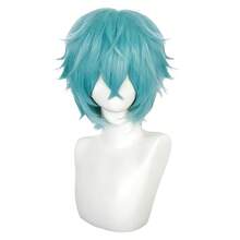 Wig Unisex Medium-Short 12 Inci, Terbuat dari Serat Sintetis Tahan Panas, Cocok untuk Cosplay, Pemakaian Sehari-hari, Foto Pesta, Tersedia dalam Berbagai Warna - MultiWarna - View 20