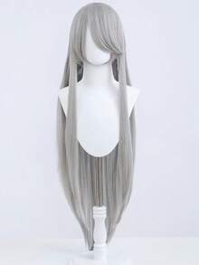 Tóc giả dài thẳng 100cm, chịu nhiệt, kiểu dáng anime cosplay, có các màu hồng, vàng, đỏ, tím dành cho nữ. - Nhiều màu - Xem 23