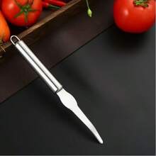 1pc Stainless Steel Orange Peeler And Vegetable Slicer - Easy To Handle Citrus Fruits Like Oranges, Lemons, Etc. - Durable Multifunctional Kitchen Tool For Cutting Fruits & Vegetables, Stylish Design, Efficient Peeling Tool - Multicolor - View 9