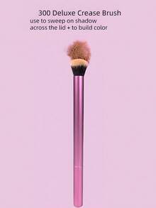 2支眼影晕染化妆刷，适用于眼影和眼线，也可用于修饰眉毛和打造精致妆容，纯素且不经动物实验，化妆刷套装 - 紫色 - 查看 5