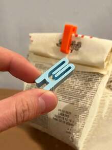 10个装食品密封夹，轻便耐用，厨房工具，用于密封食品袋 - 3D密封夾 - 查看 1