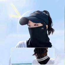 1pc Fashionable Breathable And Cooling Face Mask, Suitable For Men And Women In Spring And Summer. Made Of Breathable Fabric With Elastic Design For Comfortable Wear. - Multicolor - View 5