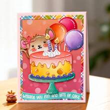 创意笑脸气球模具，DIY剪贴簿相册和压花模板，贺卡制作工具，卡片纸切割工艺品，礼品卡制作模板模切。 - 銀色 - 查看 9