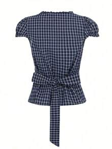 Women Tops - Blue - View 5