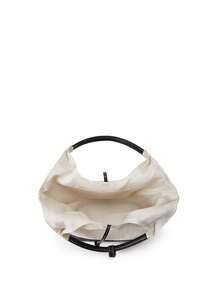 时尚休闲女士手提包，大容量通勤单肩包，帆布材质，饰有蝴蝶结，适合日常使用，有白色和牛仔蓝两种颜色可选。 - 彩色 - 查看 6