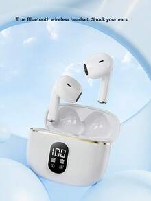 TWS Wireless Earbuds With LED Display - Sports Clip-On Earbuds, Suitable For Fitness And Running - màu đen - Xem 8