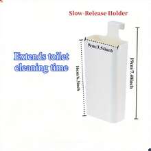 Khay đựng xà phòng thay thế cho bồn cầu, chất liệu nhựa, kiểu dáng hiện đại, không cần điện, giúp kéo dài thời gian vệ sinh. - Stent giải phóng kéo dài - Xem 3