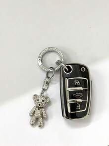 时尚水晶熊钥匙扣，适用于奥迪TT、A6、C6、A4、A5、A7、A3、8P、A1、Q3、RS3、RS6、A3 8V、Q2、Q7、S3、S7、S8等车型。 - A - 查看 8