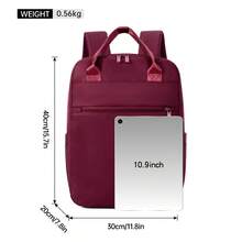 Myco 40x30x20厘米可转换式登机箱/手提包/背包,适合短途旅行,可轻松放入座位下方,可容纳14英寸笔记本电脑,便携,纯色,旅行/手提/登机符合TSA标准,适合上学使用。 - 彩色 - 查看 3