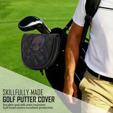 DF3 Gradient Skull Design Putter Cover - A Protective, And Minimalist Accessory For Golf Enthusiasts And Casual Players: Suitable For Daily Practice, Weekend Tournaments, And Casual Outings - Multicolor - View 6