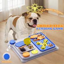 Dog IQ Training Puzzle Toy, Interactive Feeding And Behavior Training For All Sizes - Light Grey - View 6