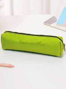 Japanese Style Minimalist Pencil Case, Large Capacity Student Pencil Pouch, Customizable - Multicolor - View 4
