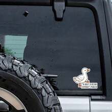 1PC I'm About To Become Everybody's Problem Funny Goose Sticker | High Quality Vinyl Sticker For Laptops, Water Bottles, Hydroflasks, Phones, Hard Hats | Durable And Weatherproof Sticker | Perfect For Adding Humor To Your Accessories - 多色的 - 查看 6