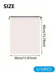 1/5pcs Transparent Plastic Storage Bags, Portable Travel Shoe Bags, Waterproof Shoe Bags, Drawstring Shoe Organizers, Unisex Travel Storage Drawstring Shoe Covers, Dust-Proof Packing Bags For Women, Travel Essential, Cruise Essential, Holiday Essential - 無色 - 查看 4