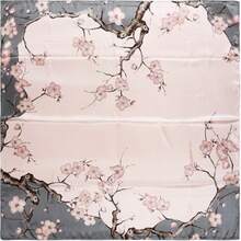 1pc Silk-Like Satin Printed Headscarf, 35 Inch Square Polyester Hair Wrap Fashion Accessory - Pink - View 4