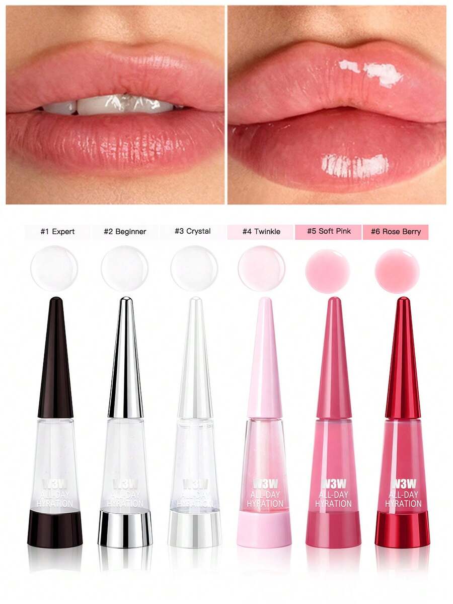 8.5毫升丰唇精华油，蕴含辣椒提取物，可瞬间令双唇更柔嫩饱满。超级保湿滋养丰唇亮泽唇釉，丰唇精华，丰唇保湿油，丰唇亮泽唇釉，微针效果，玻璃般水润唇釉