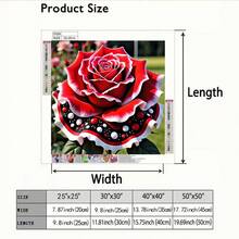 5D Diamond Painting Kit - Eternal Mother's Love Theme, Includes Vibrant Rose Flower Pattern, Round Diamond Beads And Vivid Colors, Suitable For Home/Office Wall Decor, Halloween & Christmas Gifts, Holiday Art, Handcraft DIY, Must-Have For Holiday Shoppers, Ideal For Home Decor Enthusiasts - View 3