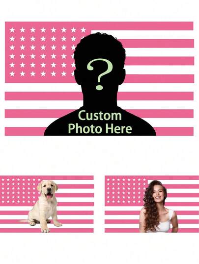 1pc Customized Personalized National Flag Tapestry, Customizable Flag, Can Customize Photos, For Birthday, Wedding, Valentine's Day, Room Decor, Party, Father/Mother's Day, Home Decor, Bedroom Aesthetics, Hanging Fabric For Student Dorm At Start Of School Year