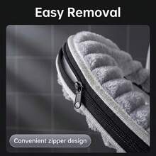 Toilet Seat Cover, Warm Toilet Cushion Suitable For All Seasons, Soft And Thick Bathroom Fabric, Washable And Comfortable, Reusable With Zipper Design - Multicolor - View 9