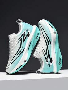 男士户外碳板运动鞋，竞赛跑鞋，训练跑鞋，半程马拉松跑鞋，速度跑鞋；女士运动鞋，田径比赛运动鞋，女士公路跑鞋，网眼透气鞋，耐磨、减震、防滑鞋底 - 白色 - 查看 7