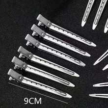 10pcs Hair Clips, Root Volumizing Invisible Hairpins, Bangs Clamps, Hairstylist Styling Tools - 10 Large Silver Ones - View 5