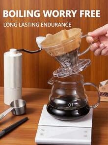 1pc Battery Powered Coffee Scale, Food Scale, High Precision Household Kitchen Smart Food Electronic Scale With Tare Function, Portable Drip Coffee Scale, Multi-Function Digital Scale, Precise Baking Tool Kitchen Scale, Suitable For Pour Over Coffee, Tea, Jewelry, Back To School Season, Gifts For Women, Kitchen Accessories, Home & Living - Black - View 8