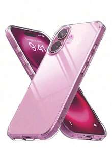 透明超薄硅胶手机壳，柔软透明背板，兼容 17、16、15、14、13 Pro Max、12 Mini、11 Pro、XS Max、XR、X 和 16 Plus。防水、防震、防摔、防刮。 - 無色 - 查看 6