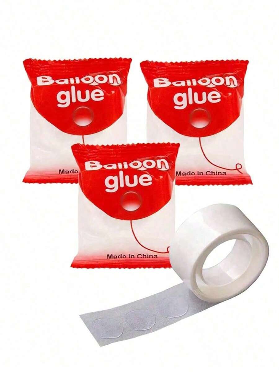 1/3/5 Roll(S) ABS Balloon Glue, Versatile Removable Dot Adhesive, Suitable For Balloon Fixing - Dispensing - View 1