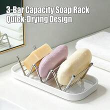 Stainless Steel Shower Caddy Shelf With Drain, Bathroom Soap Dish Rack For Shampoo, Conditioner And Soap - Silver - View 11