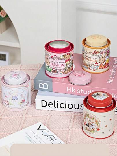 Rabbit Shaped Candle Holder, Lemon Citrus/Clematis/Lavender/Rose Scented Soy Wax Candle, Long-Lasting 40 Hours Burn Time, Suitable For Living Room/Bedroom Relaxation. Candle Holder Suitable For Home Decor, Suitable For Ramadan/Valentine's Day/Mother's Day/Carnival/Easter/Party Gifts, Wedding Souvenirs, Tabletop Centerpiece