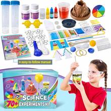 2026 Spring & Summer 70+ Experiments Science Kit For Kids, STEM Chemistry Lab Set, Educational Learning Toys & Creative Science Projects, Ideal Birthday Holiday Gifts For Boys & Girls - Science Kits With 70+ Experiments - View 7