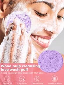 47件套化妆工具套装，包括：25支化妆刷套装+2个化妆海绵+2个迷你化妆海绵+2个迷你气垫粉扑+2个洁面海绵+2个手碗挂绳+1个化妆刷清洁工具+1个发带 - 彩色 - 查看 5