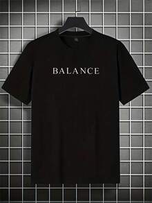 Camiseta de manga corta de corte holgado para mujer, de moda para uso al aire libre en verano - Negro - Ver 2