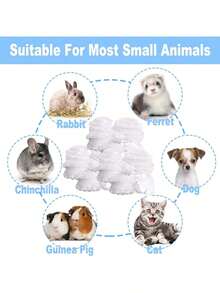 50pcs Super Large Disposable Bird Cage Mats, Dog/Cat Litter Bags, Rabbit Cage Liners, 17.8*27.5inch Plastic Litter Tray Liners, Transparent Plastic Cage Mats, Suitable For Rabbits, Hamsters, Hedgehogs, Guinea Pigs And Small Animals - View 7