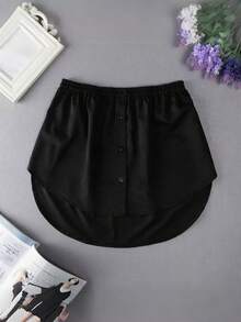 1件装弹性腰围延长器，女士衬衫延长器，可调节多层假裙摆延长器 - 白色 - 查看 6