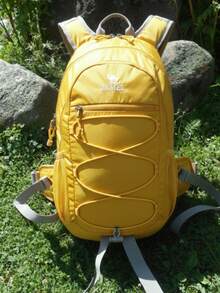 CAMEL CROWN Lightweight Outdoor Hiking Backpack, Suitable For Travel, Hiking, Cycling - Ginkgo Yellow - View 3