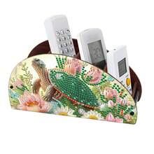1 pieza/6 piezas Caja de almacenamiento multifunción de pintura de diamantes DIY - Mandala Flor, Casa de Gato, Tortuga Verde, Tulipán, Libélula, Margarita, Mariquita Patrón de pintura de diamantes Soporte multifunción para bolígrafos, Caja de almacenamiento multifunción para brochas de maquillaje, Efecto de gemas brillantes, Caja de almacenamiento multifunción de montaje DIY, Excelente para la decoración del hogar, Organización del escritorio, Regalo perfecto para seres queridos y amigos - Ver 16