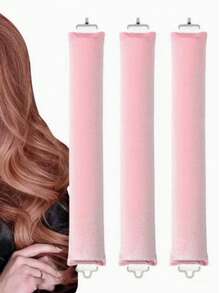 Bộ 3 dụng cụ tạo kiểu tóc: Uốn tóc không dùng nhiệt, dụng cụ tạo kiểu tóc tiện lợi, dụng cụ uốn tóc bằng mút xốp, dụng cụ chăm sóc tóc khi ngủ, dụng cụ uốn tóc bằng mút xốp dành cho nữ, dụng cụ uốn tóc, vật dụng cần thiết cho mùa tựu trường, vật dụng cần thiết khi đi du lịch, phụ kiện tóc dành cho nữ, con lăn uốn tóc. Uốn tóc, salon tóc, phụ kiện, tiệc tùng, phụ kiện tạo kiểu tóc trong phòng tắm. - nhiều màu - Xem 9