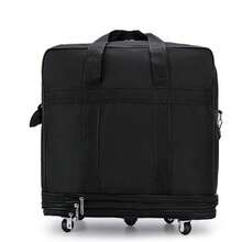 Extra Large 42 Inch Lightweight Trolley Suitcase Portable Travel Luggage For Daily & Trips - Black - View 9