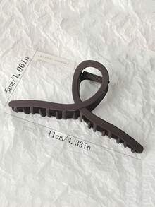 1个金属发夹，适合女性细软发质，夹力强，也适合浓密发质，可打造各种发型，夏季沙滩发饰抓夹度假必备。 - 咖啡 - 查看 3