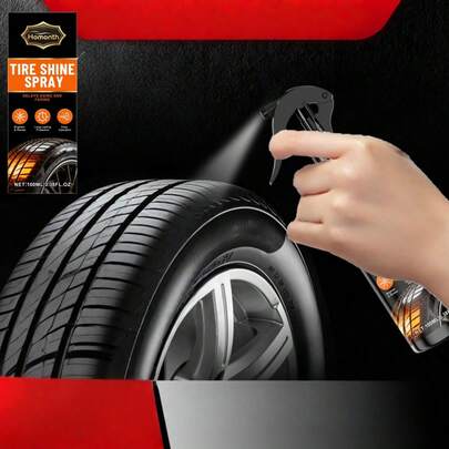Homonth 轮胎光亮喷雾，温和日常保养汽车轮胎，速干不油腻，打造亮泽效果