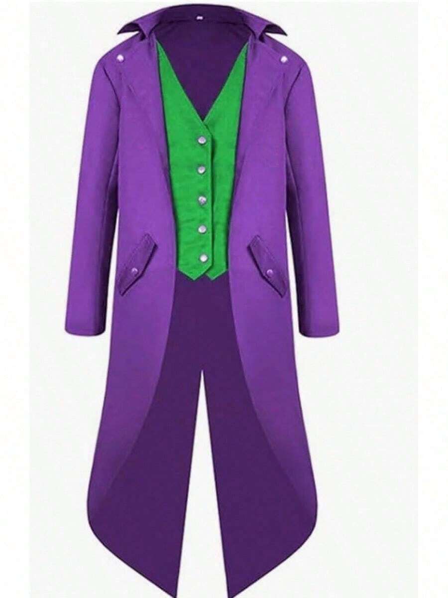 Men Cosplay Clothing - Tuxedo [purple and Green] - View 1