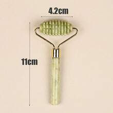 1/2/3/4件套玉石滚轮刮痧面部按摩工具，适用于面部和颈部，情人节和母亲节礼物，面部护理美容工具，美容师用品面部按摩滚轮 - 彩色 - 查看 14