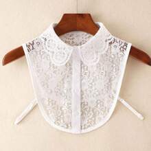 Cổ áo ren rời mới, cổ áo sơ mi đa năng, cổ áo khoét rỗng màu đen trắng dành cho nữ, mùa thu/đông. - Nhiều màu - Xem 10