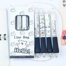 Hộp 4 bút bi gel màu hồng và trắng dễ thương - Có hình minh họa nhân vật, ngòi 0.5mm, thích hợp dùng cho văn phòng phẩm và trường học, quà tặng tuyệt vời cho học sinh, dụng cụ học tập | Thiết kế thú vị | Nhựa bền - Nhiều kiểu dáng - Xem 14