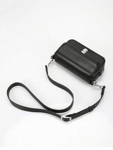 Unisex Minimalist Square Crossbody Bag, Ins Style Commuter Shoulder Bag, Suitable For Father's Day, Valentine's Day, Back To School Gifts - Multicolor - View 10