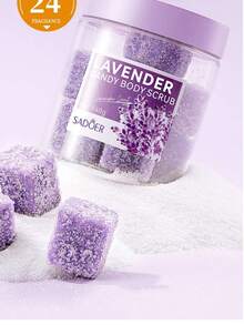 140g Lavender Sugar Body Scrub, Gently Cleanses Dirt, Unclogs Pores, Removes Dead Skin, Leaves Skin Smooth & Silky, Suitable For All Skin Types - Lavender - View 4